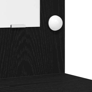 Τραπέζι περιποίησης με συρτάρι 2 pcs Μαύρο 50 x 41 x 135 εκ - Pakobazaar