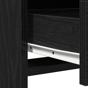 Τραπέζι περιποίησης με συρτάρι 2 pcs Μαύρο 50 x 41 x 135 εκ - Pakobazaar