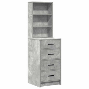 Τραπέζι περιποίησης με συρτάρι 2 pcs Γκρι 50 x 41 x 135 εκ - Pakobazaar