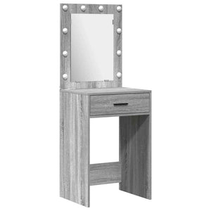 Τραπέζι περιποίησης με συρτάρι 2 pcs Γκρι 50 x 41 x 135 εκ - Pakobazaar