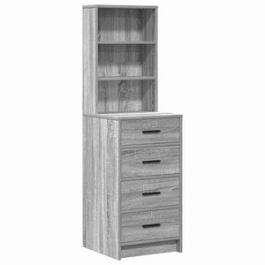 Τραπέζι περιποίησης με συρτάρι 2 pcs Γκρι 50 x 41 x 135 εκ - Pakobazaar