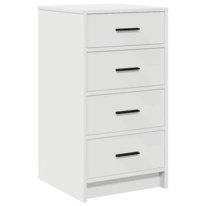 Τραπέζι περιποίησης με συρτάρι 3 pcs Λευκό 40 x 41 x 135 εκ. - Pakobazaar