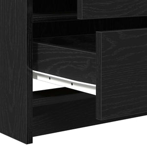 Τραπέζι περιποίησης με συρτάρι 3 pcs Μαύρο 40 x 41 x 135 εκ. - Pakobazaar