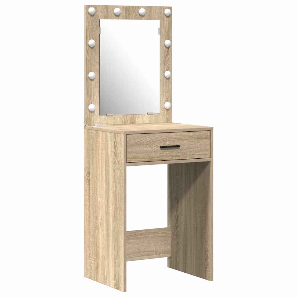Τραπέζι περιποίησης με συρτάρι 3 pcs Καφέ 40 x 41 x 135 εκ. - Pakobazaar