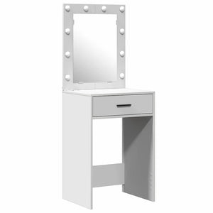 Τραπέζι περιποίησης με συρτάρι 2 pcs Λευκό 50 x 41 x 135 εκ - Pakobazaar