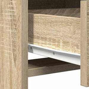 Τραπέζι περιποίησης με συρτάρι 2 pcs Καφέ 50 x 41 x 135 εκ - Pakobazaar