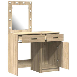 Τραπέζι περιποίησης με συρτάρι 2 pcs Καφέ 50 x 41 x 135 εκ - Pakobazaar