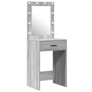 Τραπέζι περιποίησης με συρτάρι 2 pcs Γκρι 50 x 41 x 135 εκ - Pakobazaar