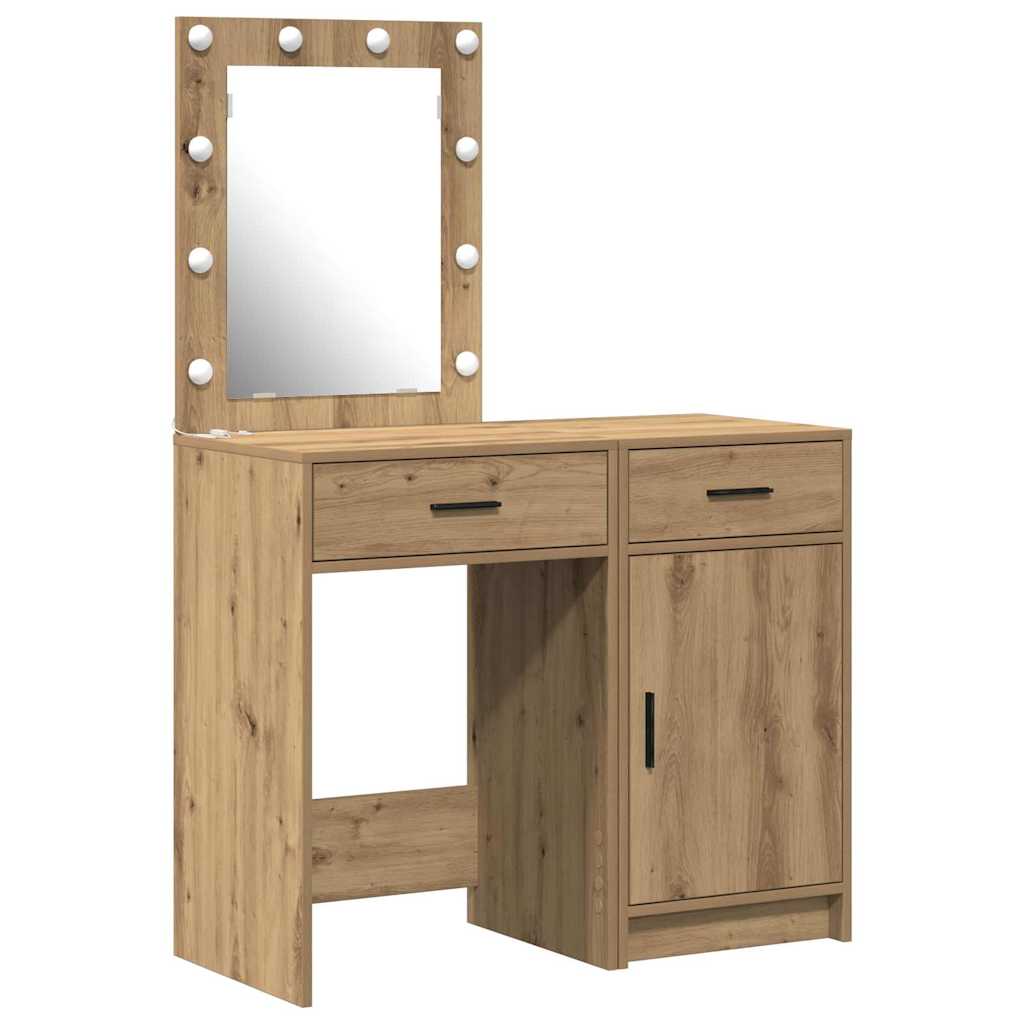 Τραπέζι περιποίησης 2 pcs Καφέ 50 x 41 x 135 εκ