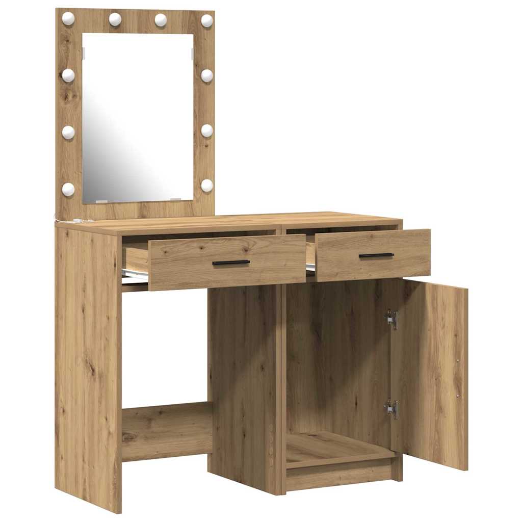Τραπέζι περιποίησης 2 pcs Καφέ 50 x 41 x 135 εκ