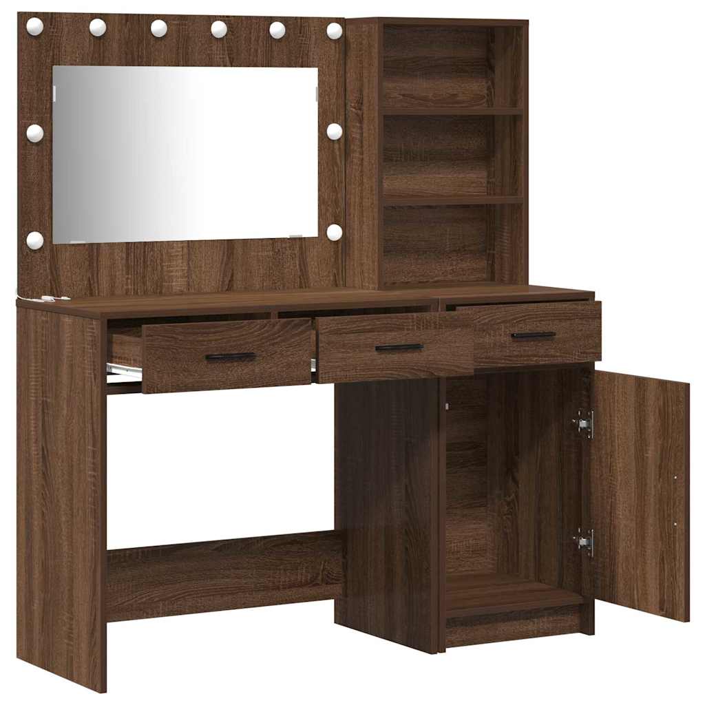 Τραπέζι περιποίησης 2 τμχ. Καφέ 78,5 x 41 x 135 εκ - Pakobazaar