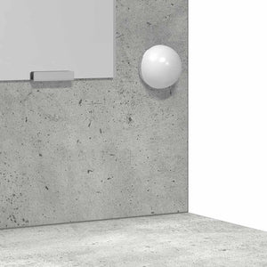 Σετ Τραπέζι Ντυσίματος με LED με συρτάρι 2 pcs Σκυρόδεμα Γκρι - Pakobazaar