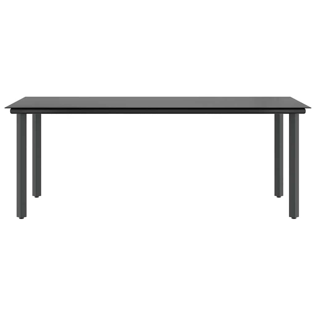 Σετ Τραπεζαρίας Κήπου 9 τεμ. Καφέ Συνθ.Ρατάν/Γυαλί με Μαξιλάρια