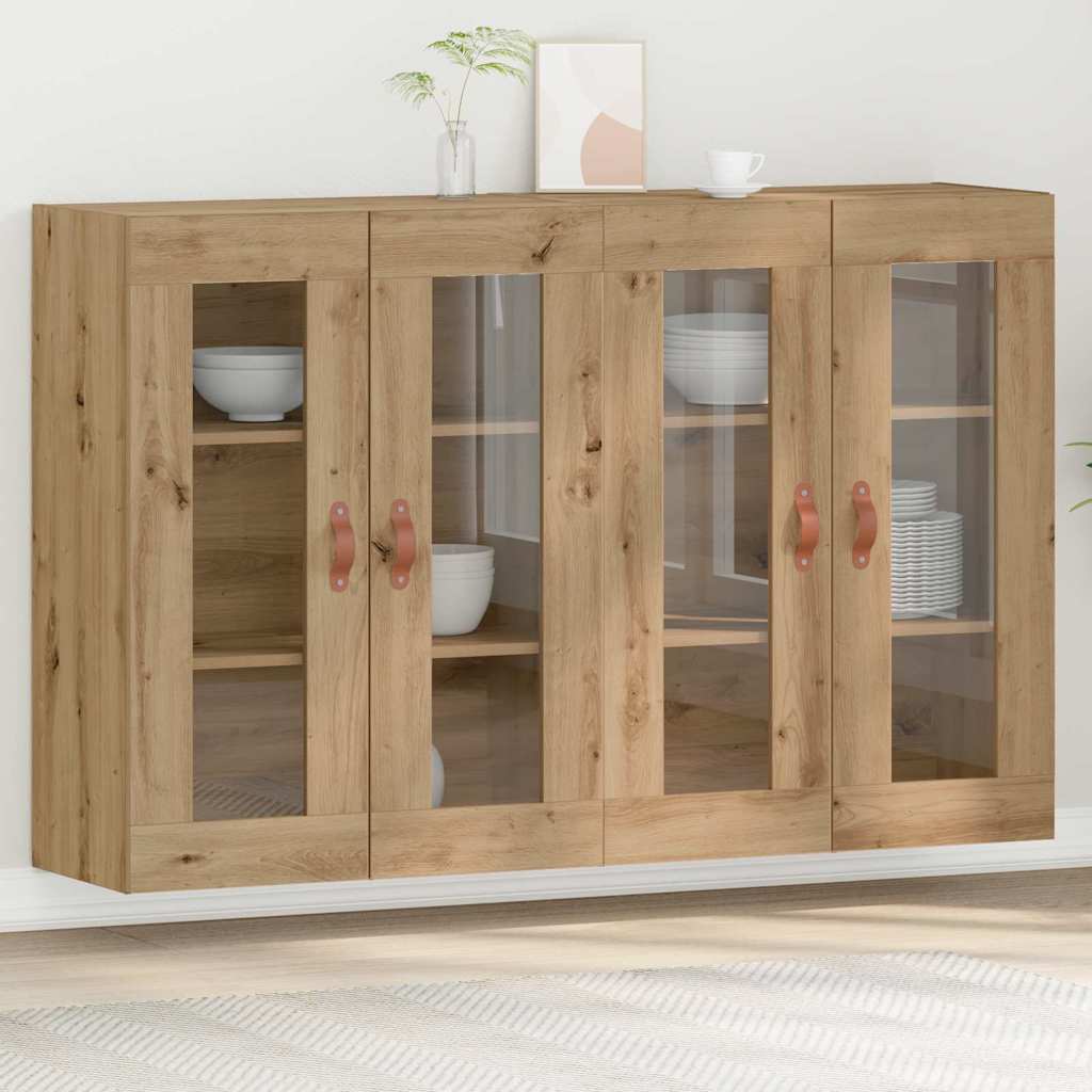 Ντουλάπια Τοίχου 2 pcs Artisan Oak 69,5 x 34 x 90 εκ.