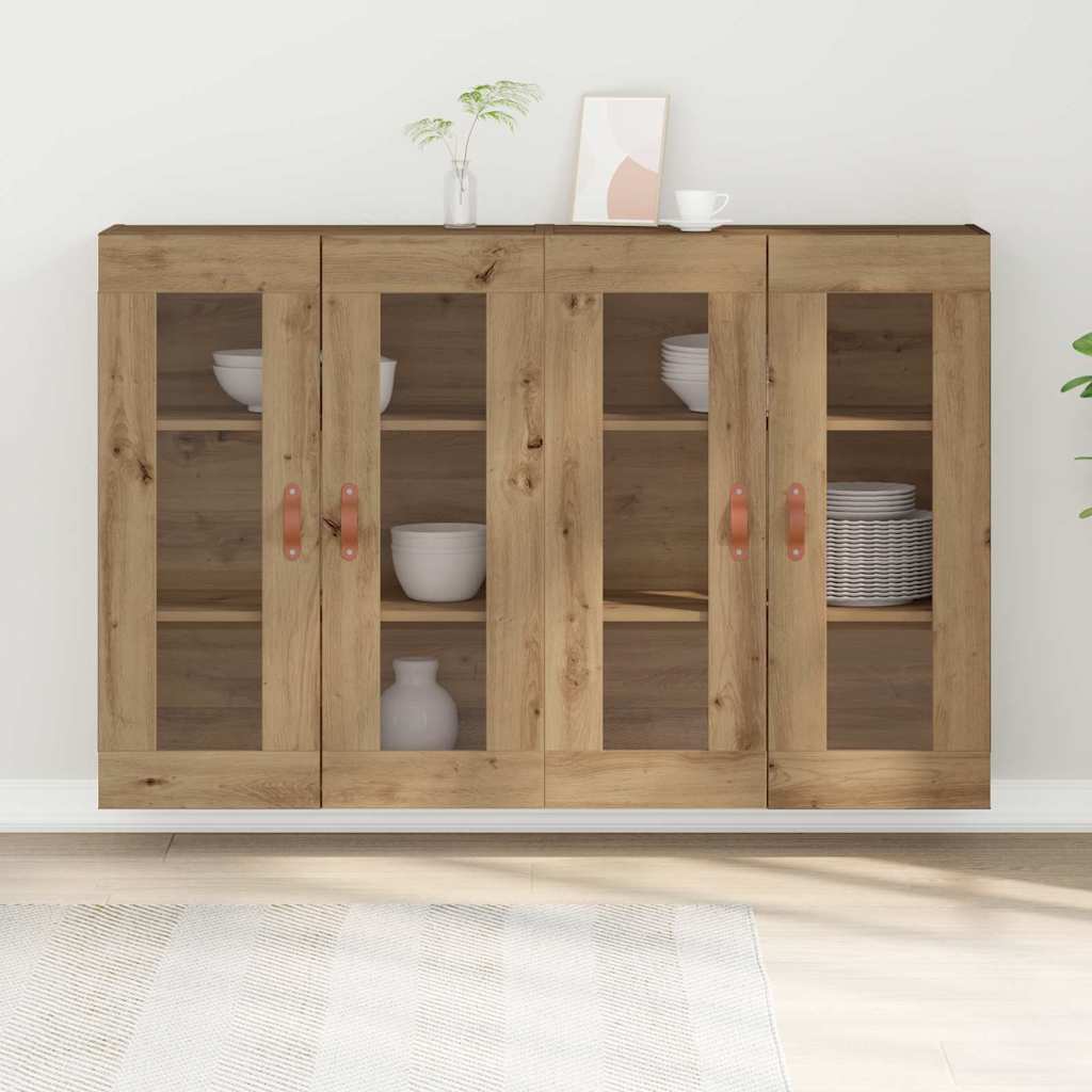 Ντουλάπια Τοίχου 2 pcs Artisan Oak 69,5 x 34 x 90 εκ.