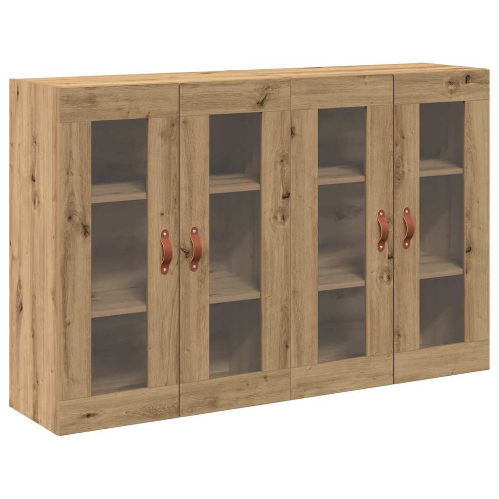 Ντουλάπια Τοίχου 2 pcs Artisan Oak 69,5 x 34 x 90 εκ.