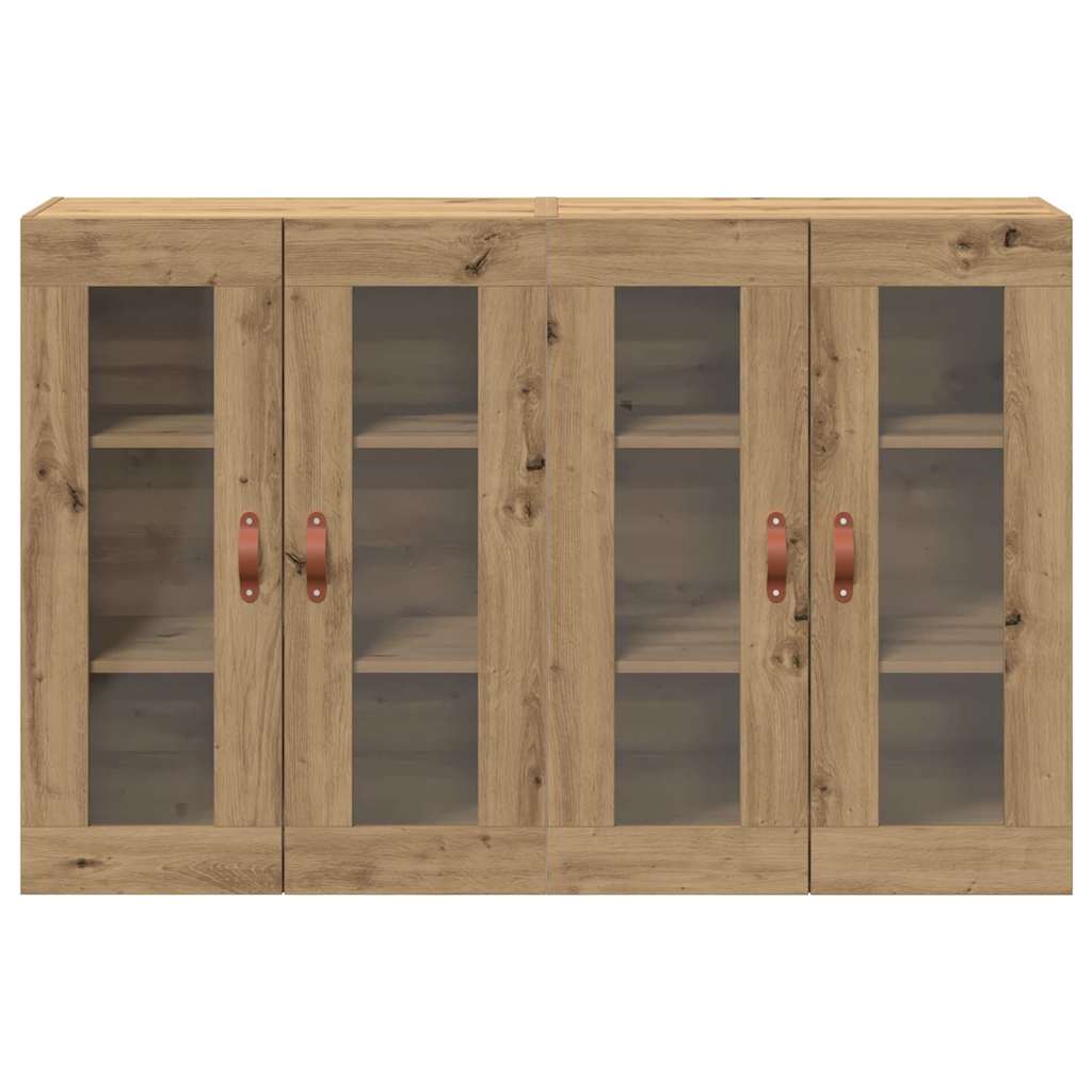 Ντουλάπια Τοίχου 2 pcs Artisan Oak 69,5 x 34 x 90 εκ.