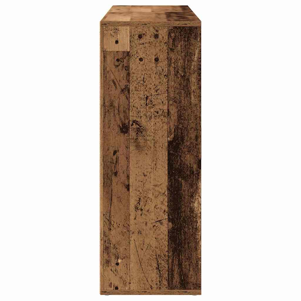 Πλαϊνό γραφείο 2 pcs Παλιό ξύλο 60 x 31 x 84 εκ. - Pakobazaar