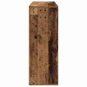 Πλαϊνό γραφείο 2 pcs Παλιό ξύλο 60 x 31 x 84 εκ. - Pakobazaar