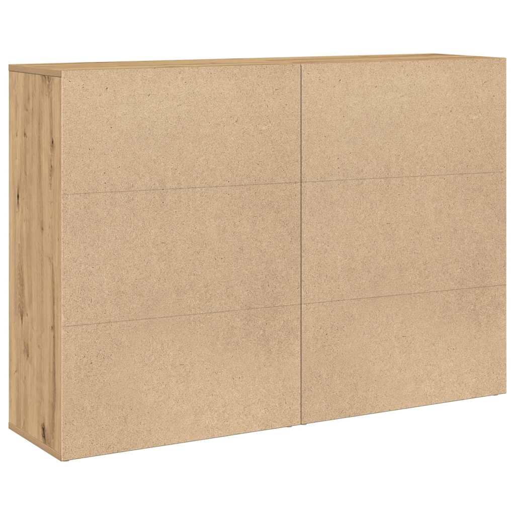 Πλαϊνό γραφείο 2 pcs Artisan Oak 60 x 31 x 84 εκ. - Pakobazaar