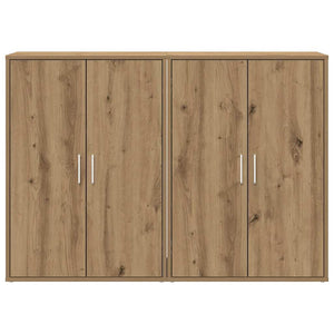 Πλαϊνό γραφείο 2 pcs Artisan Oak 60 x 31 x 84 εκ. - Pakobazaar