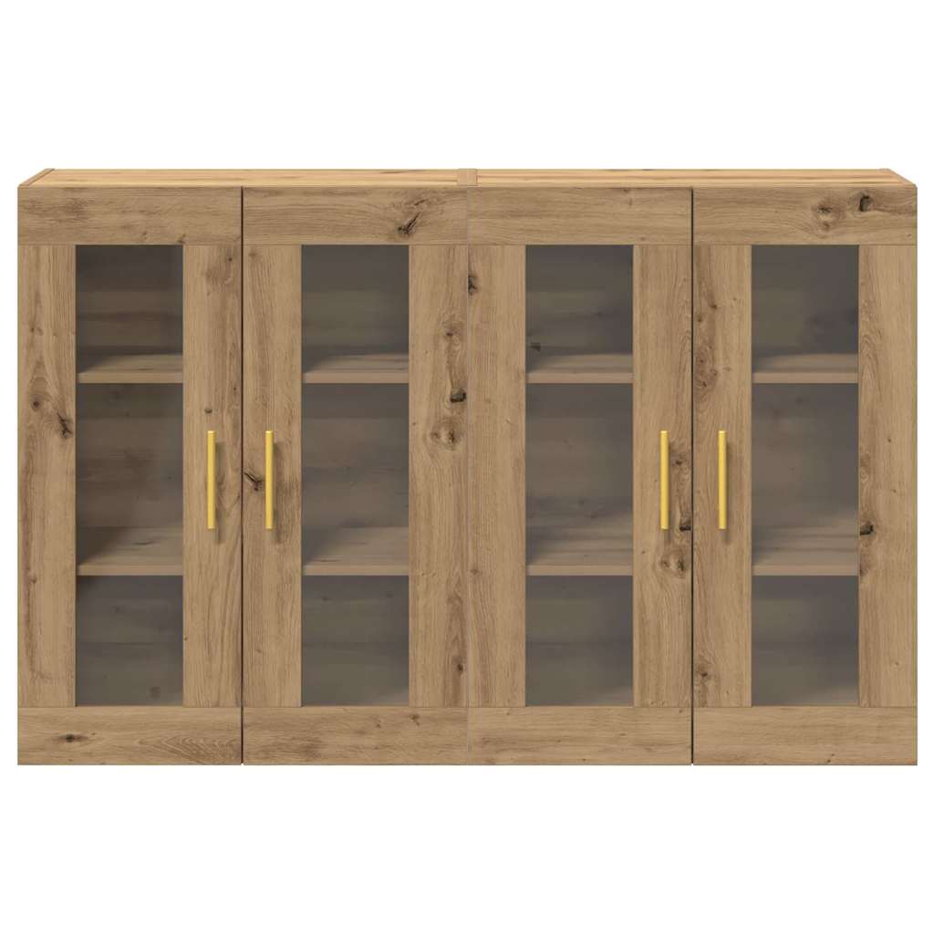 Ντουλάπια Τοίχου 2 pcs Artisan Oak 69,5 x 34 x 90 εκ.