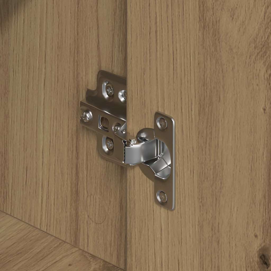 Πλαϊνό γραφείο 2 pcs Artisan Oak 79 x 38 x 80 εκ. - Pakobazaar