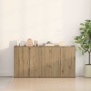 Πλαϊνό γραφείο 2 pcs Artisan Oak 79 x 38 x 80 εκ. - Pakobazaar