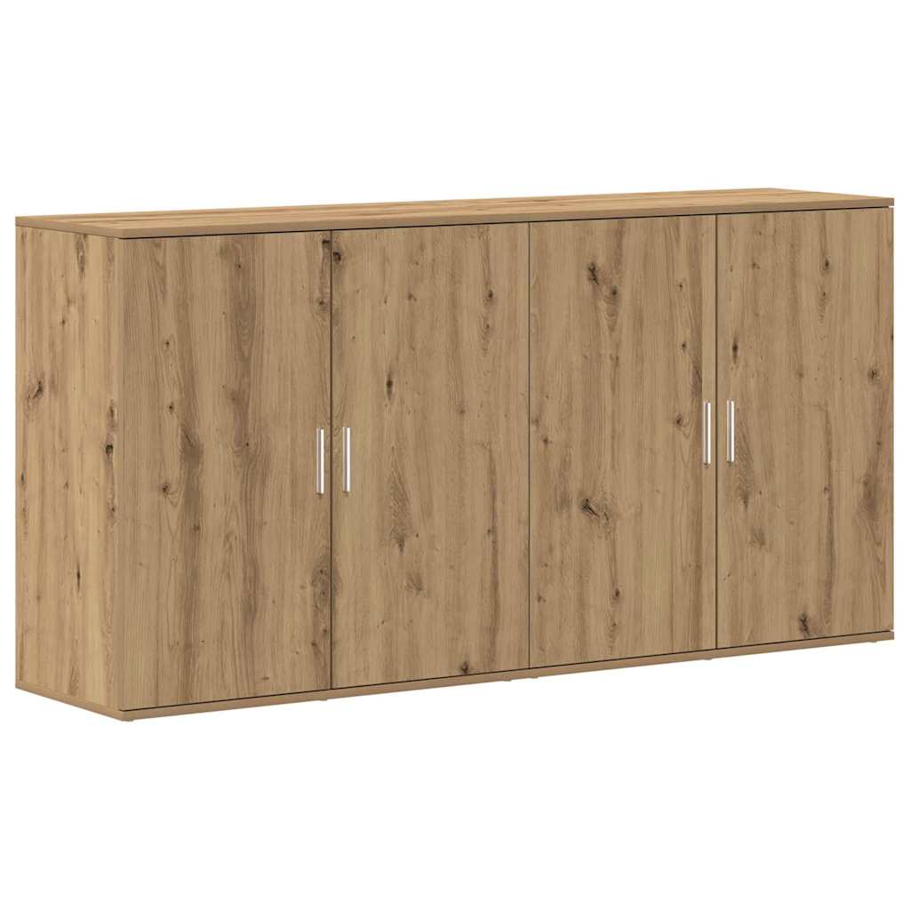 Πλαϊνό γραφείο 2 pcs Artisan Oak 79 x 38 x 80 εκ. - Pakobazaar