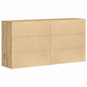 Πλαϊνό γραφείο 2 pcs Artisan Oak 79 x 38 x 80 εκ. - Pakobazaar