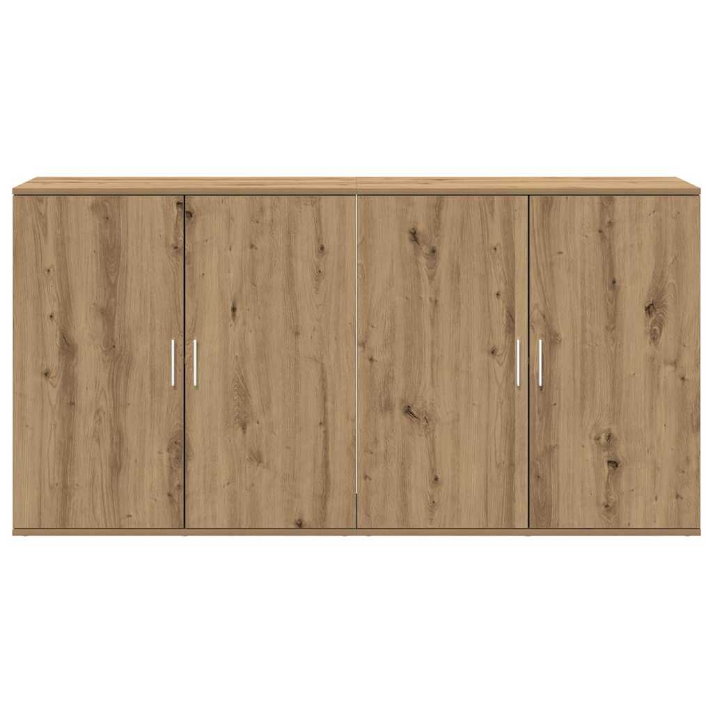 Πλαϊνό γραφείο 2 pcs Artisan Oak 79 x 38 x 80 εκ. - Pakobazaar