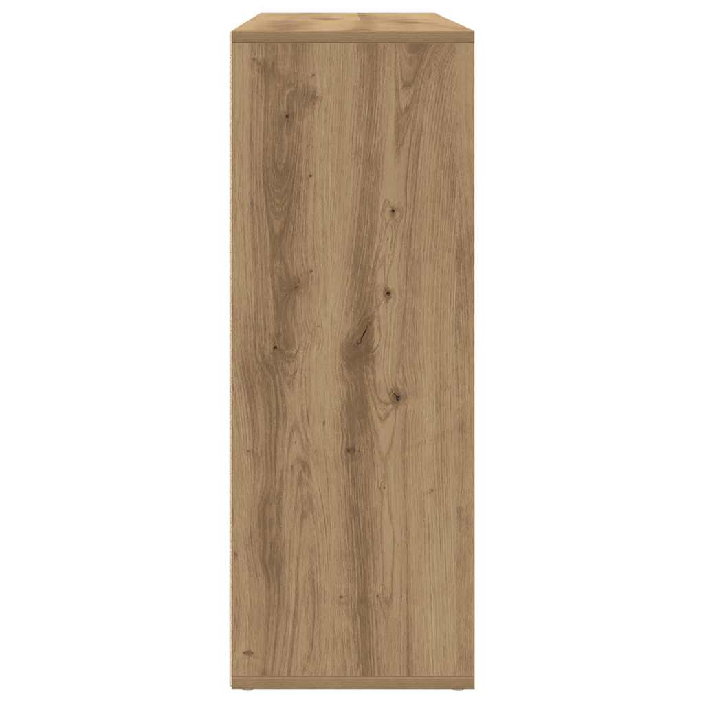 Πλαϊνό γραφείο με συρτάρι 2 pcs Artisan Oak 60 x 31 x 84 εκ. - Pakobazaar