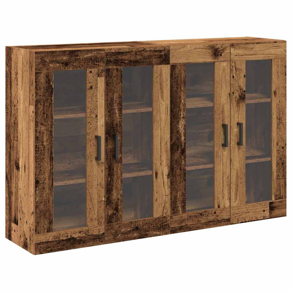 Ντουλάπια Τοίχου 2 pcs Παλιό Ξύλο 69,5 x 34 x 90 εκ. - Pakobazaar