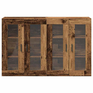 Ντουλάπια Τοίχου 2 pcs Παλιό Ξύλο 69,5 x 34 x 90 εκ. - Pakobazaar