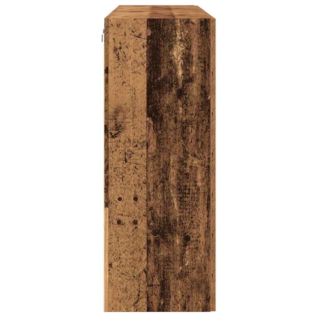 Ντουλάπια Τοίχου 2 pcs Παλιό Ξύλο 69,5 x 34 x 90 εκ. - Pakobazaar
