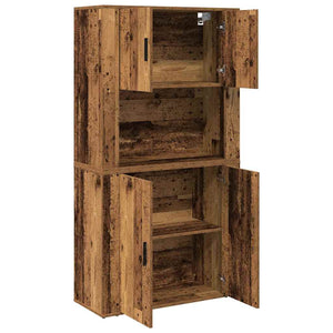 Highboard Παλιό ξύλο 80 x 33 x 150 εκ Επεξεργασμένο Ξύλο
