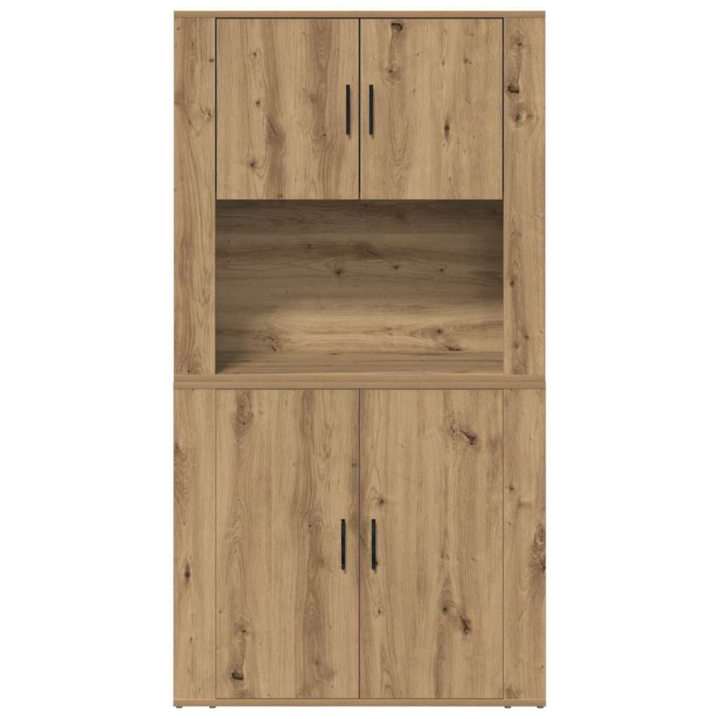 Highboard Artisan Oak 80 x 33 x 150 εκ Επεξεργασμένο ξύλο - Pakobazaar