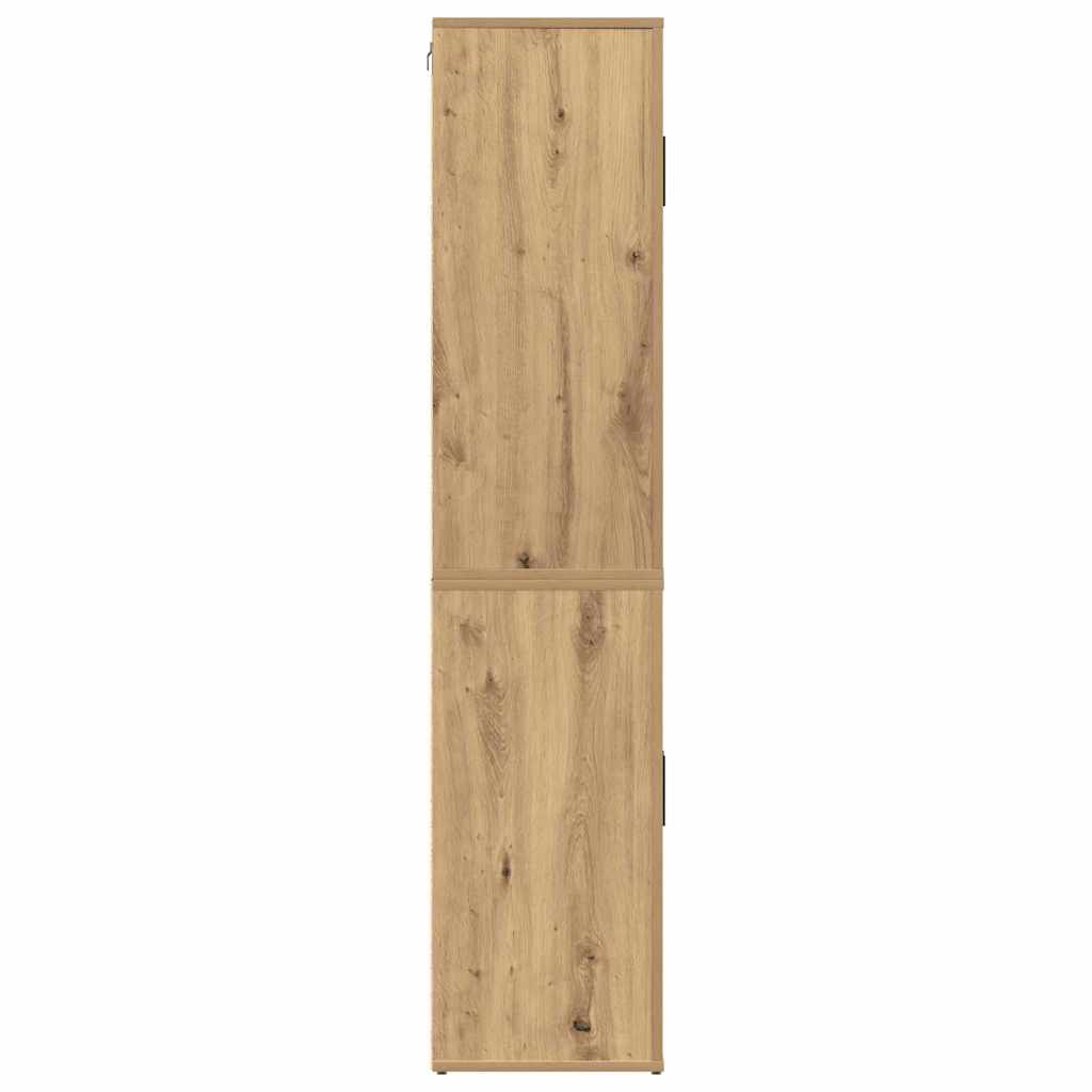 Highboard Artisan Oak 80 x 33 x 150 εκ Επεξεργασμένο ξύλο - Pakobazaar