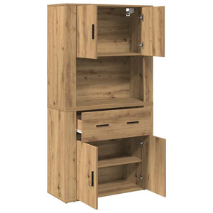 Υψηλός Μπουφές artisan δρυς 80 x 33 x 150 εκ Επεξεργασμένο ξύλο - Pakobazaar