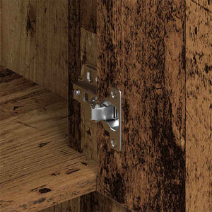Highboard Παλιό ξύλο 80 x 33 x 150 εκ Επεξεργασμένο Ξύλο