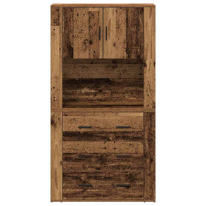 Highboard Παλιό ξύλο 80 x 33 x 150 εκ Επεξεργασμένο Ξύλο
