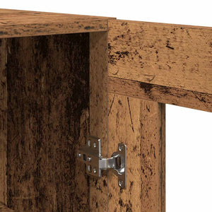 Highboard 2 τμχ. Παλιό ξύλο 69,5 x 34 x 180 εκ.
