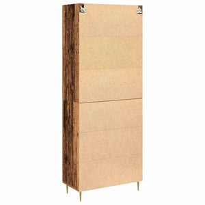 Highboard 2 τμχ. Παλιό ξύλο 69,5 x 34 x 180 εκ.