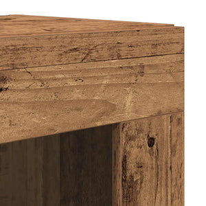 Highboard 2 pcs Παλαιό ξύλο 69,5 x 34 x 180 εκ. - Pakobazaar