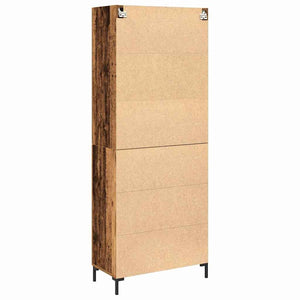 Highboard 2 pcs Παλαιό ξύλο 69,5 x 34 x 180 εκ. - Pakobazaar