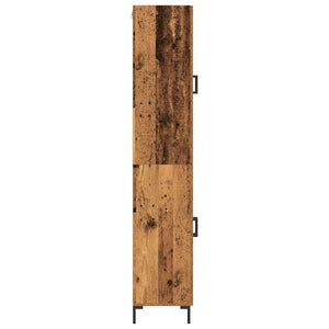 Highboard 2 pcs Παλαιό ξύλο 69,5 x 34 x 180 εκ. - Pakobazaar