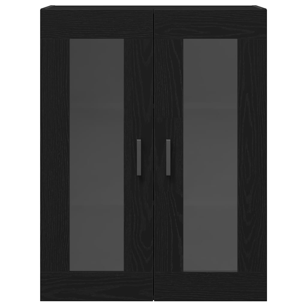 Highboard 2 pcs Μαύρη δρυς 69,5 x 34 x 180 εκ.