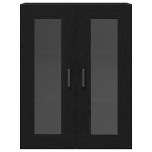 Highboard 2 τμχ. Μαύρη δρυς 69,5 x 34 x 180 εκ.
