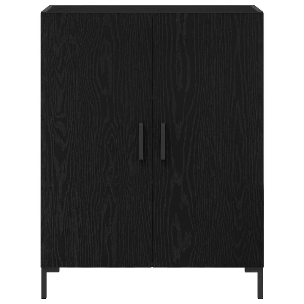 Highboard 2 pcs Μαύρη δρυς 69,5 x 34 x 180 εκ.