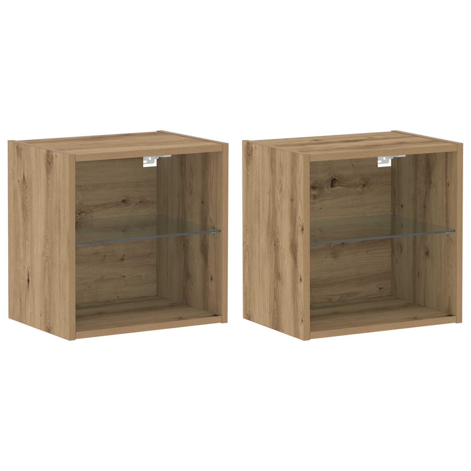 Σετ επίπλου τηλεόρασης 8 pcs artisan δρυς Επεξεργασμένο ξύλο